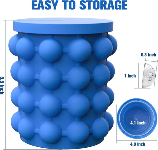 1PCS Ice Cube Maker Portable Bucket Wine Ice Cooler Beer Cabinet Space Saving Drinking Whiskey Freeze Kitchen Tools